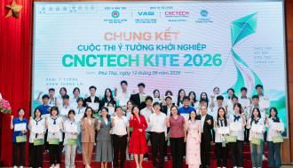 Liên đoàn Doanh nghiệp tỉnh Phú Thọ đồng hành cùng Chung kết CNCTech KITE 2026