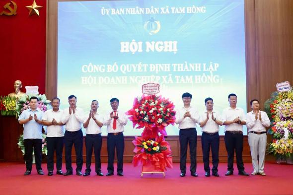 Hội Doanh nghiệp xã Tam Hồng chính thức được thành lập, góp phần kết nối và phát triển cộng đồng doanh nghiệp địa phương
