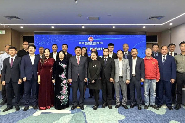 Chủ tịch Hiệp hội doanh nghiệp tỉnh Phú Thọ tham gia Đoàn xúc tiến đầu tư tại Trung Quốc