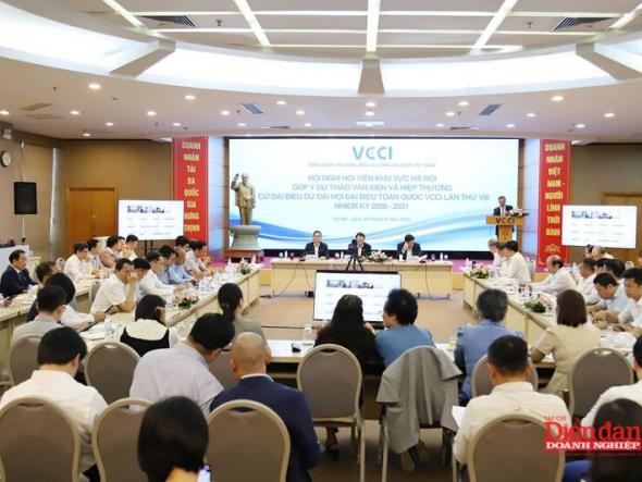 Chủ tịch Liên đoàn Doanh nghiệp tỉnh Phú Thọ tham dự Hội nghị Hội viên VCCI khu vực Hà Nội
